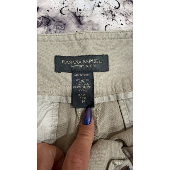 Banana republic khaki shorts size 14 - Picture 5 of 5
